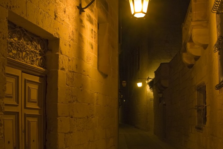 Eerie alleyway